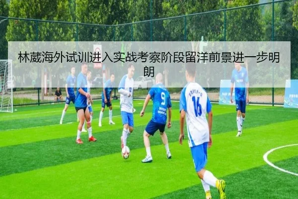 林葳海外试训进入实战考察阶段留洋前景进一步明朗